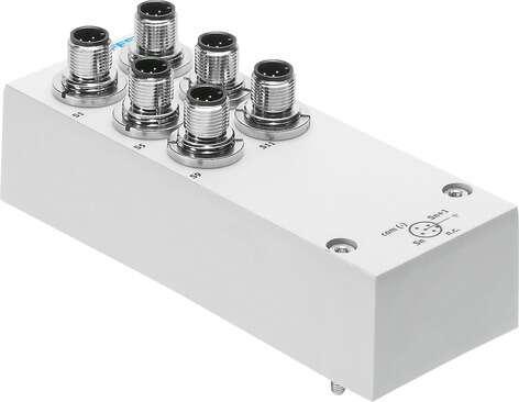 Festo 549048 cover VAEM-S6-C-S6-R5 Up to 12 single pilot valves or 6 bistable valves can be connected. Max. number of valve positions: (* 12 with monostable valves, * 6 with bistable valves), Max. residual current: 10 A, Nominal operating voltage DC: 24 V, Permissible