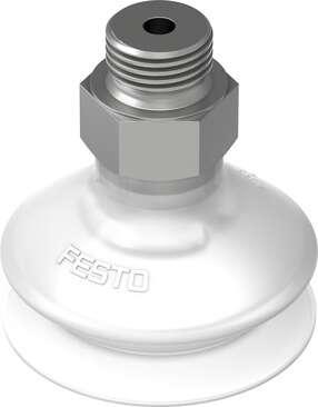Festo 1372910 suction cup VASB-40-1/4-SI-B Suction cup height compensator: 13,7 mm, Nominal size: 4 mm, suction cup diameter: 40 mm, suction cup volume: 11,11 cm3, Position of connection: on top