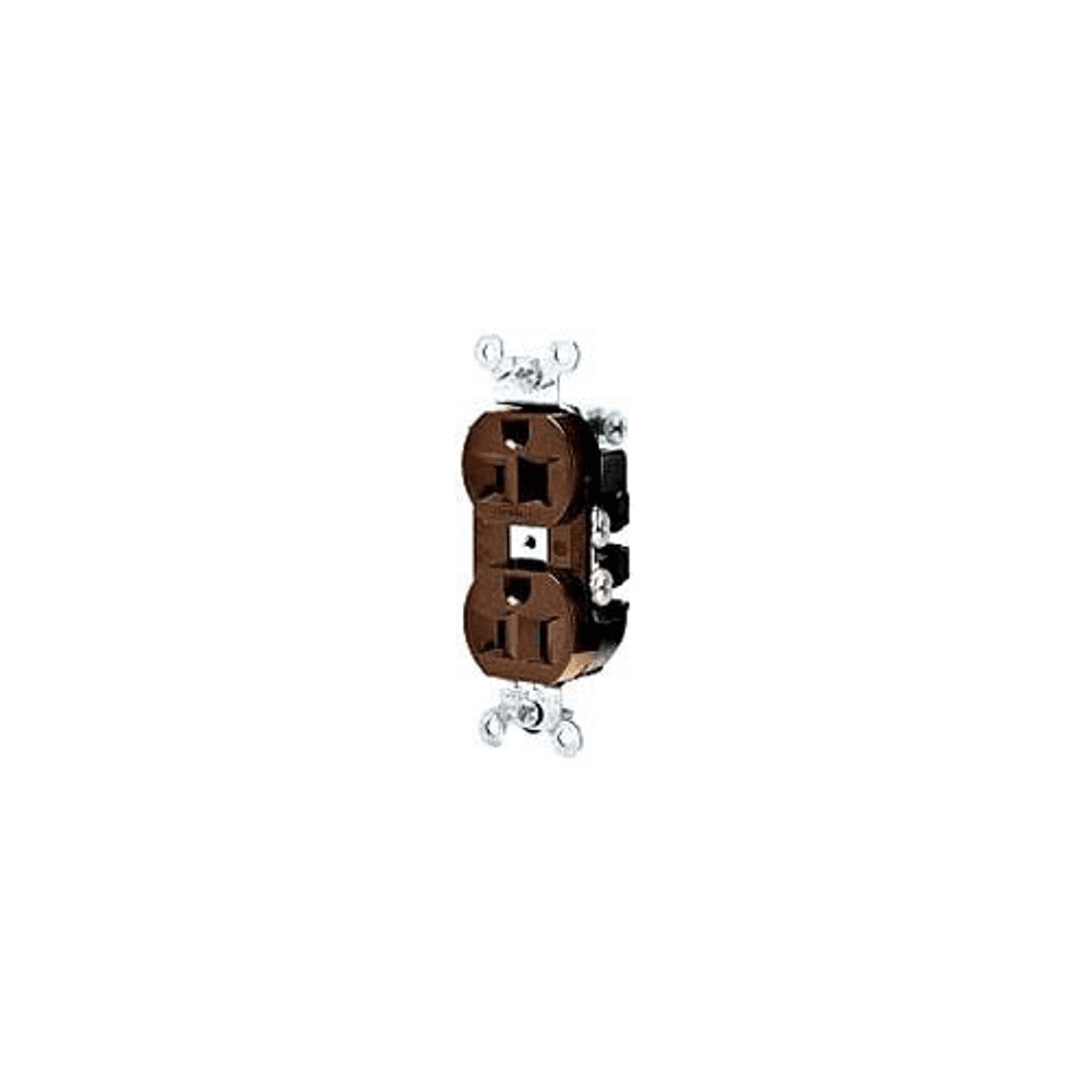 Hubbell CR5362I Wiring Device-Kellems CR5362 Duplex Grounding Straight Blade Receptacle, 125 VAC, 20 A, 2 Poles, 3 Wires, Ivory