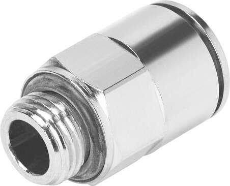 Festo 558663 push-in fitting NPQM-D-G18-Q8-P10 Size: Standard, Nominal size: 6 mm, Type of seal on screw-in stud: Sealing ring, Design structure: Push/pull principle, Operating pressure complete temperature range: -0,95 - 16 bar