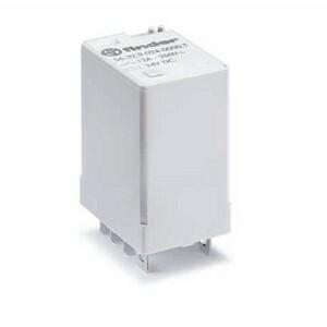 Finder 56.32.8.120.0000T Miniature electromechanical plug-in power relay for railways applications - Finder (56T series) - Control coil voltage 120Vac (50Hz/60Hz) - 2 poles (2P) - 2C/O / DPDT (Double Pole Double Throw) contact - Rated current 12A (250Vac; AC-1) / 12A (30Vdc; DC-1