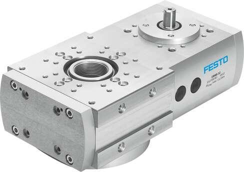 Festo 552708 rotary module ERMB-32 Electrics The output interface is the same as on the pneumatic semi-rotary drive DRQD. Size: 32, Design structure: (* Electro-mechanical rotary module, * With toothed belt), Assembly position: Any, Rotation angle: Endless, Gear unit 