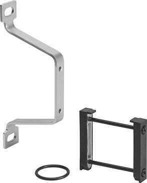 Festo 558869 mounting bracket MS4-WPE MS series Corrosion resistance classification CRC: 2 - Moderate corrosion stress, Materials note: Conforms to RoHS