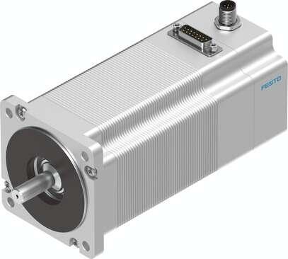 Festo 1370491 stepper motor EMMS-ST-87-L-SE-G2 Without gearing, without brake. Ambient temperature: -10 - 50 °C, Storage temperature: -20 - 70 °C, Relative air humidity: 0 - 85 %, Conforms to standard: IEC 60034, Insulation protection class: B