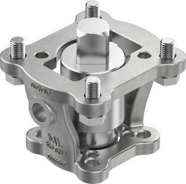 Festo 8088298 mounting kit DARQ-K-V-F10S22-F07S17-R1 Based on the standard: (* EN 15081, * ISO 5211), Container size: 1, Design structure: (* Female square and male square, * Mounting kit), Corrosion resistance classification CRC: 2 - Moderate corrosion stress, Product