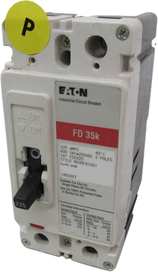 FD2225 Part Image. Manufactured by Eaton.