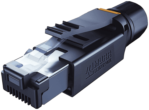 Murr Elektronik 7000-74001-0000000 RJ45 Professional male 0° IDC, 4-pol., 0,14 - 0,34mm², 4,5 - 9mm, shielded, CAT5