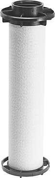 Festo 552945 fine filter cartridge MS9-LFM-B-HF For MS series, degree of filtration: 1 µm Size: 9, Series: MS, Grade of filtration: 1 µm, Corrosion resistance classification CRC: 2 - Moderate corrosion stress, Materials note: Free of copper and PTFE