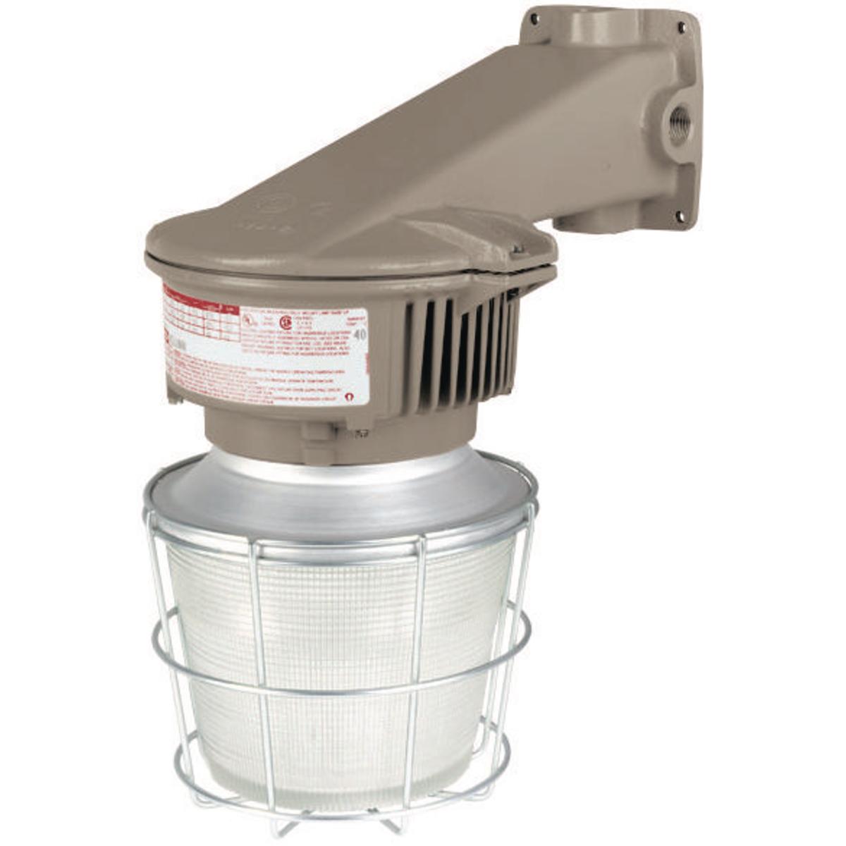 Hubbell MBL4030B2S8 MBL 120-277V 3/4" Wall Bracket Mount Spin-top Type 5 refractor with Guard  ; The MBL Series is a compact low bay energy efficient LED. The design of the MBL makes it suitable for harsh and hazardous environments using a cast copper-free aluminum. Its low 