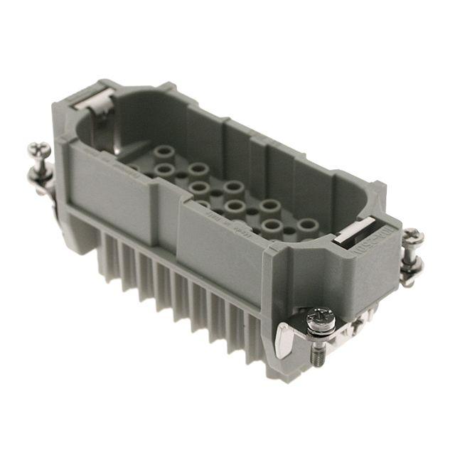 Mencom CDM-40 Standard, CD series, Male Rectangular Insert, size 77.27, 40 pin, 10 amp, Crimp
