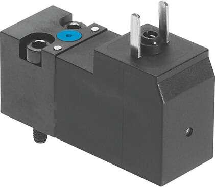 Festo 571063 solenoid valve VSCS-B-M32-MD-WA-1AC1 Valve function: 3/2 closed, monostable, Type of actuation: electrical, Width: 15 mm, Standard nominal flow rate: 18 l/min, Operating pressure: 0 - 10 bar