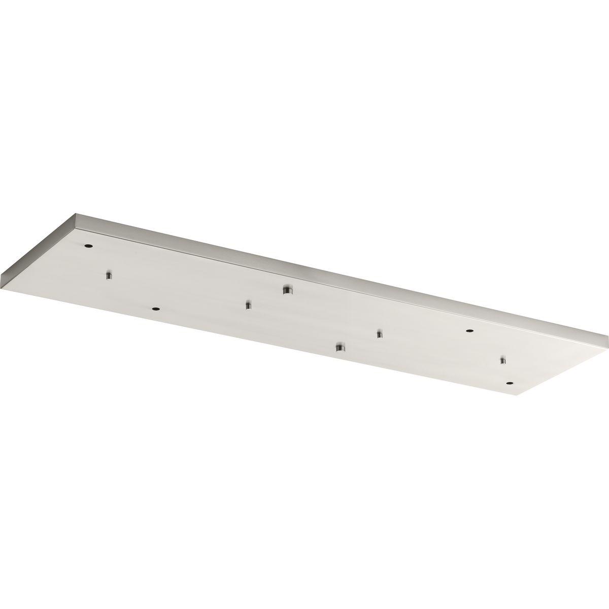 Hubbell P860005-009 Progress Lighting's canopy accessory offers a convenient way to mount groupings of pendants. This rectangle pendant accessory allows for the hanging of six pendants off of one outlet box. Pendants can be hung straight or staggered. The maximum pendant wid