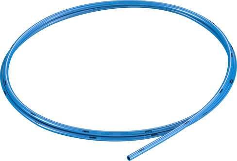 Festo 567945 plastic tubing PUN-H-1/8-BL-150-CB Approved for use in food processing (hydrolysis resistant) Outer diameter, inches: 1/8, Bending radius relevant for flow rate: 0,039 Fuß, Min. bending radius: 0,02 Fuß, Tubing characteristics: Suitable for energy chains 