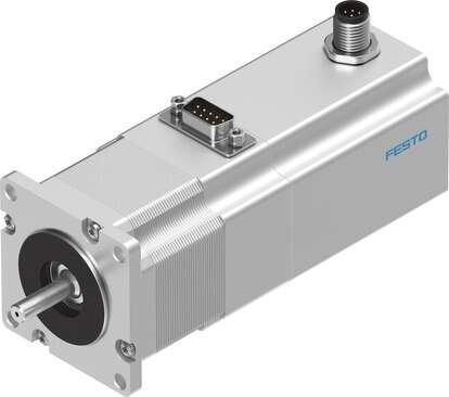 Festo 1370477 stepper motor EMMS-ST-57-S-SEB-G2 Without gear unit/with brake. Ambient temperature: -10 - 50 °C, Storage temperature: -20 - 70 °C, Relative air humidity: 0 - 85 %, Conforms to standard: IEC 60034, Insulation protection class: B