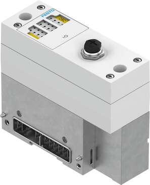 Festo 8068241 pneumatic interface VABA-S6-1-X2-F2-CB Vibration resistance: Transport application test at severity level 2 in accordance with FN 942017-4 and EN 60068-2-6, Shock resistance: Shock test with severity level 2 in accordance with FN 942017-5 and EN 60068-2-2