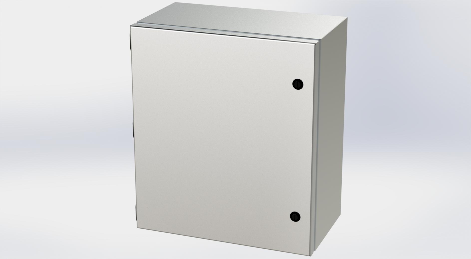 Saginaw Control SCE-16148ELJSS S.S. ELJ Enclosure, Height:16.00", Width:14.00", Depth:8.00", #4 brushed finish on all exterior surfaces. Optional sub-panels are powder coated white.