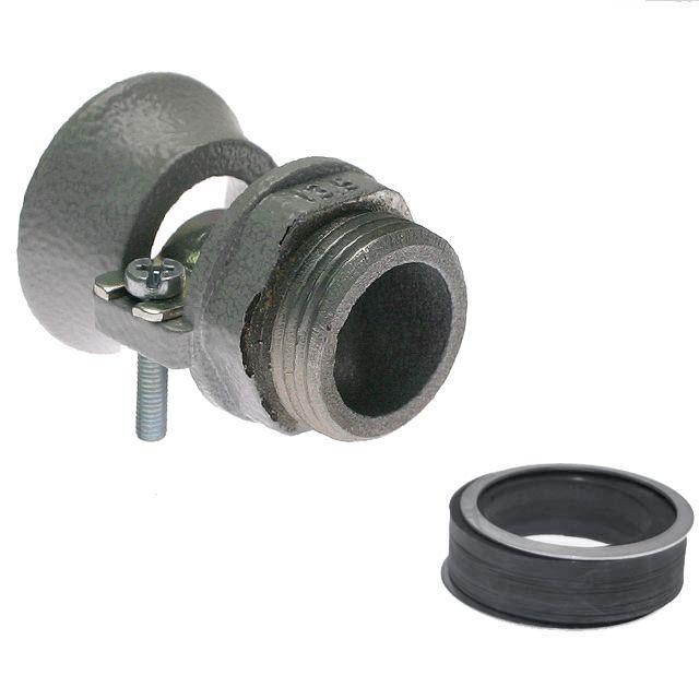 Mencom CRS-42 PG42, Nickel Plated Brass, Collar, Cable Gland, 1.378 - 1.83
