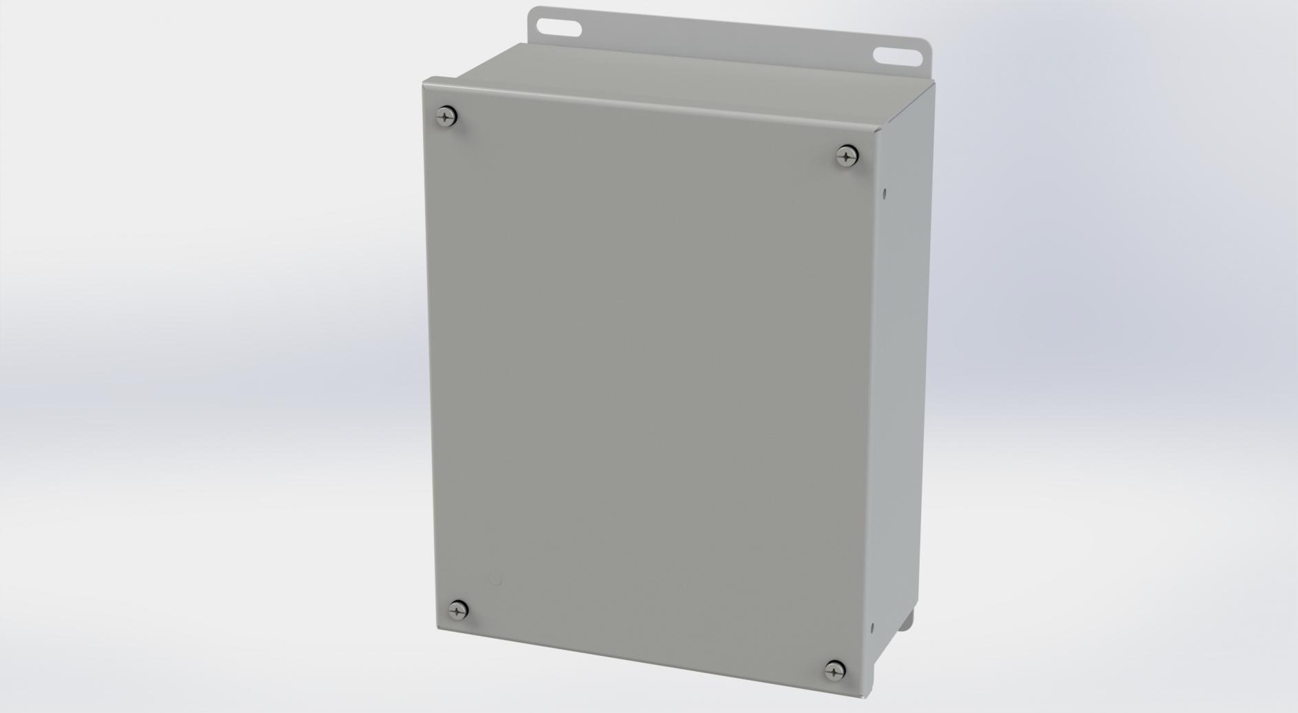 Saginaw Control SCE-1008SC SC Enclosure, Height:10.13", Width:8.00", Depth:4.00", ANSI-61 gray powder coating inside and out.  Optional sub-panels are powder coated white.