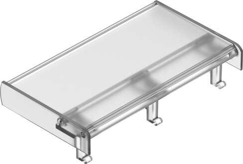 Festo 565577 inscription label holder ASCF-H-L2-9V Corrosion resistance classification CRC: 1 - Low corrosion stress, Product weight: 20,4 g, Materials note: Conforms to RoHS, Material label holder: PVC