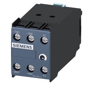 Siemens 3RT1926-2FJ21 solid-state time-delayed front-side auxiliary switch Time range 0.5...10 s, 24 V AC/DC, 1 NO contact, 1 NC contact OFF delay, without control signal for 3RT1