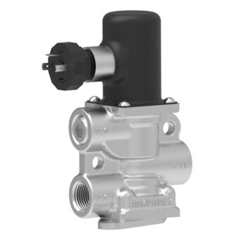Humphrey 501E1210213924VDC Solenoid Valves, Large 2-Way & 3-Way Solenoid Operated, Number of Ports: 2 ports, Number of Positions: 2 positions, Valve Function: Single Solenoid, Normally Closed, Piping Type: Inline, Direct Piping, Options Included: Mounting base, Approx Size (in) HxW