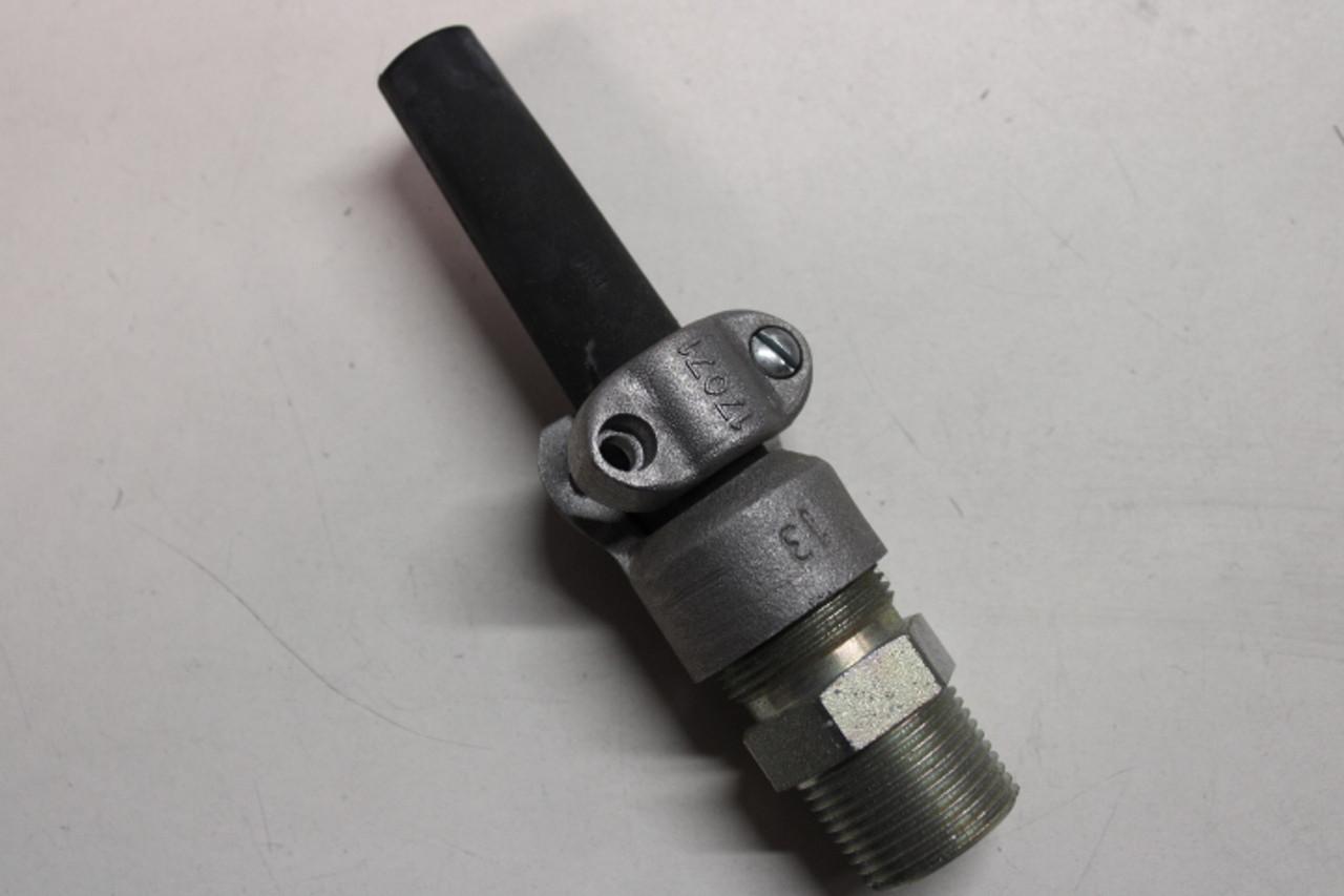 Eaton CGBS2014 Eaton Crouse-Hinds series CGBS portable cord connector, Non-armoured cable, Steel, Outer sheath min/max: 0.375-0.500", Explosionproof, 3/4" NPT