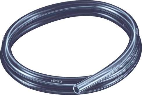 Festo 8048713 plastic tubing PUN-H-12X2-TSW Approved for use in food processing (hydrolysis resistant) Outside diameter: 12 mm, Bending radius relevant for flow rate: 62 mm, Inside diameter: 8 mm, Min. bending radius: 33 mm, Tubing characteristics: Suitable for energy 