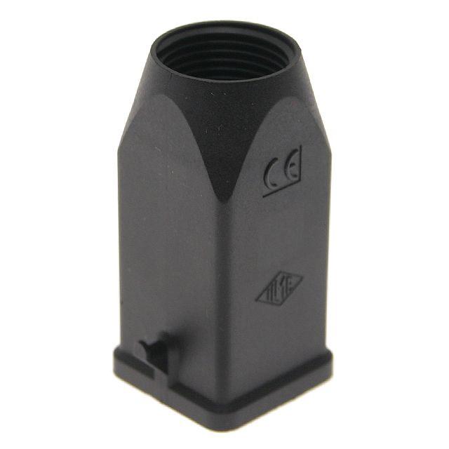 Mencom MK-VN20 Plastic, Rectangular Hood, size 21.21, N/A, Top M20 cable entry, Black