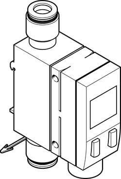 Festo 565409 flow sensor SFAB-1000U-HQ12-2SA-M12-EX2 With rotatable display and integrated QS fittings. Authorisation: (* RCM Mark, * c UL us - Recognized (OL)), CE mark (see declaration of conformity): (* to EU directive for EMC, * to EU directive explosion protectio