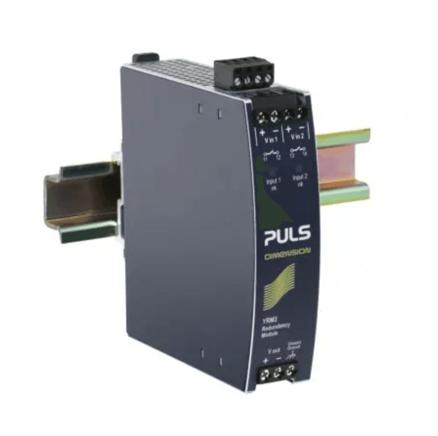 Puls YRM2.DIODE Redundancy Module, 24-60VDC, 20A, Dual Input with Monitor