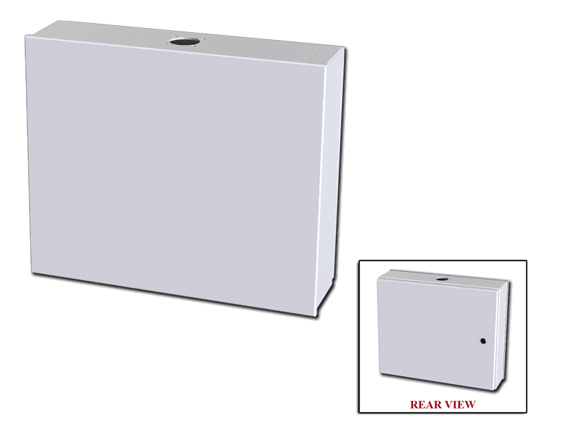 Saginaw Control SCE-20HMI2406LP HMI Enclosure, Height:20.00", Width:24.00", Depth:6.00", RAL 7035 gray powder coated inside and out. Optional sub-panels powder coated white.