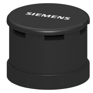 Siemens 8WD4420-0EA2 Siren element, multi-tone 102 dB, 8 tones + adjustable volume, black, 24 V AC/DC, diameter 70 mm