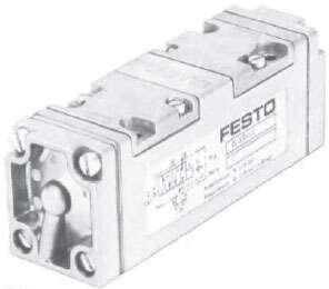 Festo 5734 pneumatic valve CL-5/2-1/4 Without sub-base Valve function: 5/2 monostable, Type of actuation: pneumatic, Standard nominal flow rate: 1400 l/min, Operating pressure: 1 - 10 bar, Nominal size: 6,5 mm