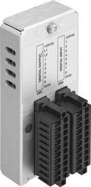Festo 8023321 input/output module CDPX-EA-V2 Depth: 34 mm, Height: 89 mm, Length: 41 mm, Authorisation: (* C-Tick, * c UL us - Listed (OL)), CE mark (see declaration of conformity): to EU directive for EMC