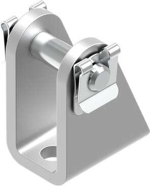 Festo 6058 clevis foot LBN-12/16 Allows swivel mounting of cylinders ESN, DSN, ESNU, DSNU, ADVU, AEVU. Size: 12/16, Assembly position: Any, Corrosion resistance classification CRC: 1 - Low corrosion stress, Ambient temperature: -40 - 150 °C, Product weight: 40 g