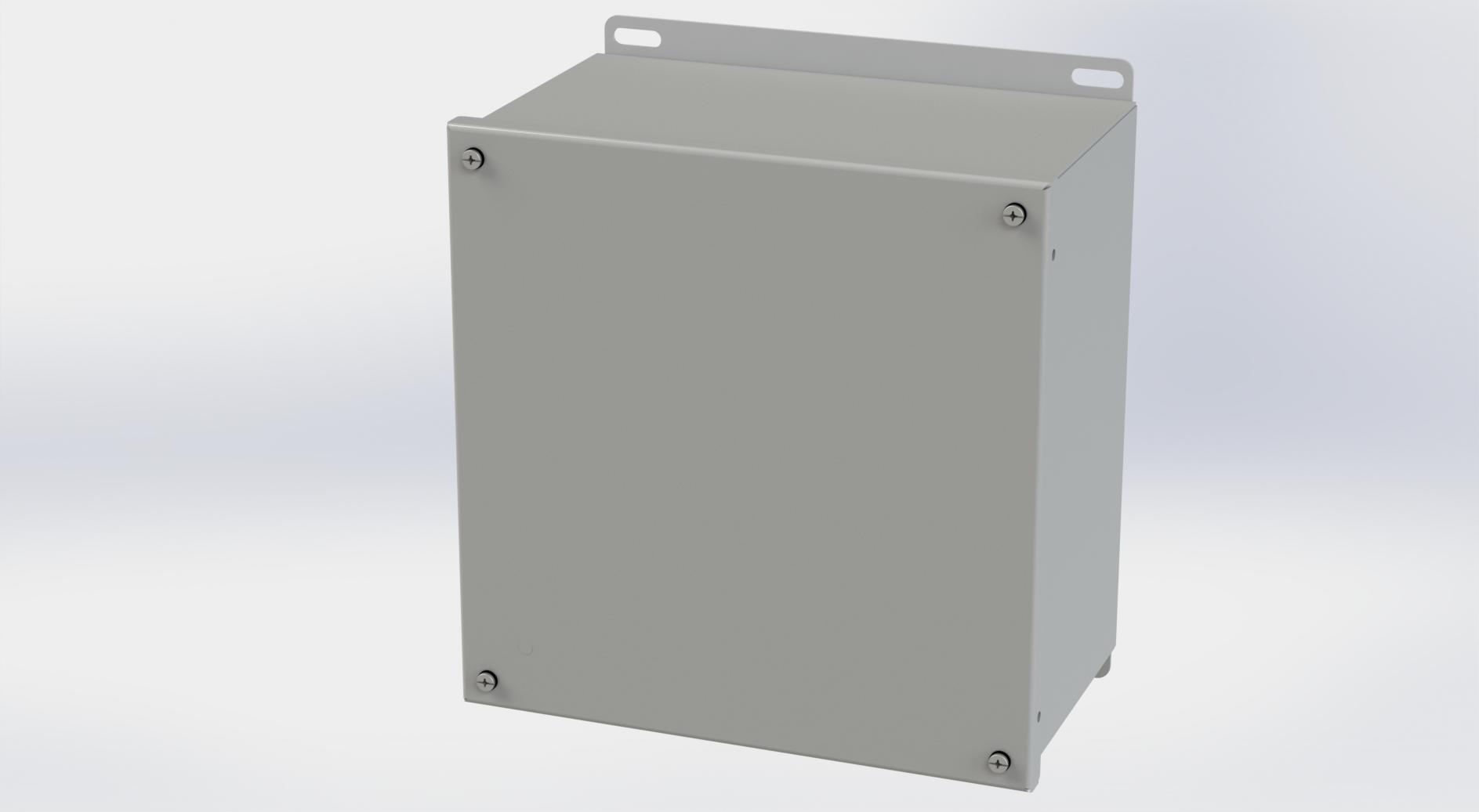 Saginaw Control SCE-10106SC SC Enclosure, Height:10.13", Width:10.00", Depth:6.00", ANSI-61 gray powder coating inside and out.  Optional sub-panels are powder coated white.