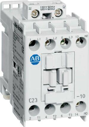 Allen Bradley 100-C09D10  100-C IEC Contactor, Screw Terminals, Line Side, 9A, 1 N.O.  0 N.C. Auxiliary Contact Configuration,  Single Pack