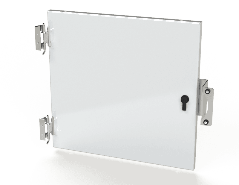 Saginaw Control SCE-DF20EL20LP Panel, Dead Front (Wall Mount), Height:16.00", Width:16.63", Depth:0.83", Powder coated white inside and out.
