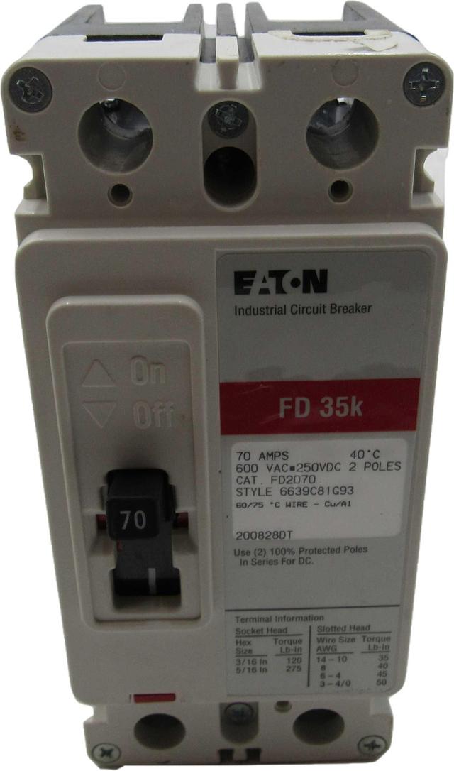 FD2070 Part Image. Manufactured by Eaton.
