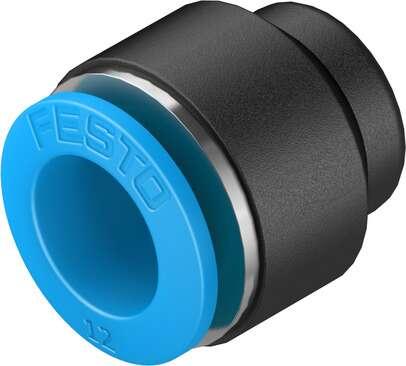 Festo 153833 push-in cap QSC-1/2-U Size: Standard, Nominal size: 7,8 mm, Assembly position: Any, Container size: 1, Design structure: Push/pull principle