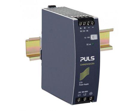 Puls CT5.121 Power Supply, 96W, 380-480VAC  Input, 12-15VDC, 8-6.4A