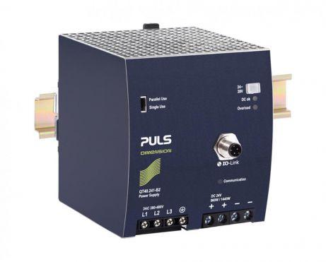 Puls QT40.241-B2 Power Supply, 960W, AC 380-480V input, 3 phase, 24-28Vdc output, 40A, IO-Link