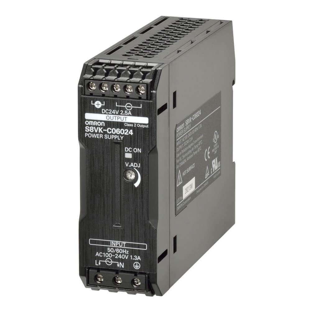 Omron S8VK-C06024 Power Supply, 60watt (2.5amp) @ DC24v, I