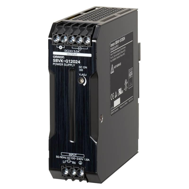 Omron S8VK-G12024 Power Supply, 24VDC, 5A, 50/60Hz