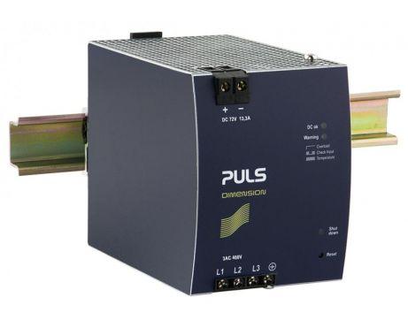 Puls XT40.721 Power Supply for Power Applications, 960W, 380-400VAC 3PH, 72VDC, 13.3A