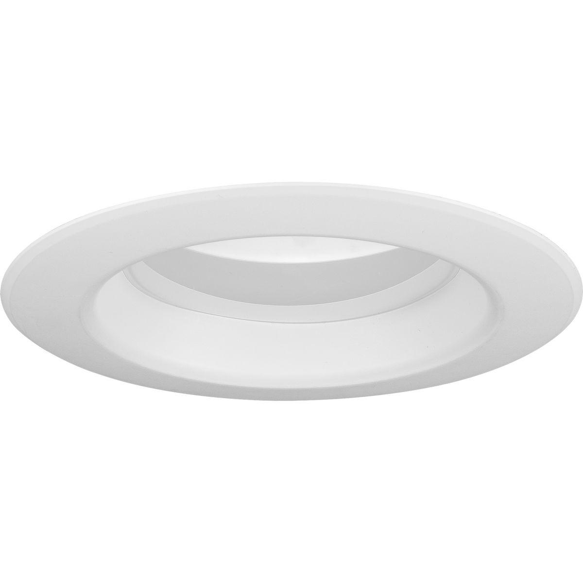 Hubbell P800002-028-30 Elevate any room's design with the Intrinsic Collection 1-Light Satin White Modern Recessed LED Downlight. The smooth trim ring is coated in a crisp satin white finish. The integrated LED emits general ambient lighting. The non-metallic construction is a 