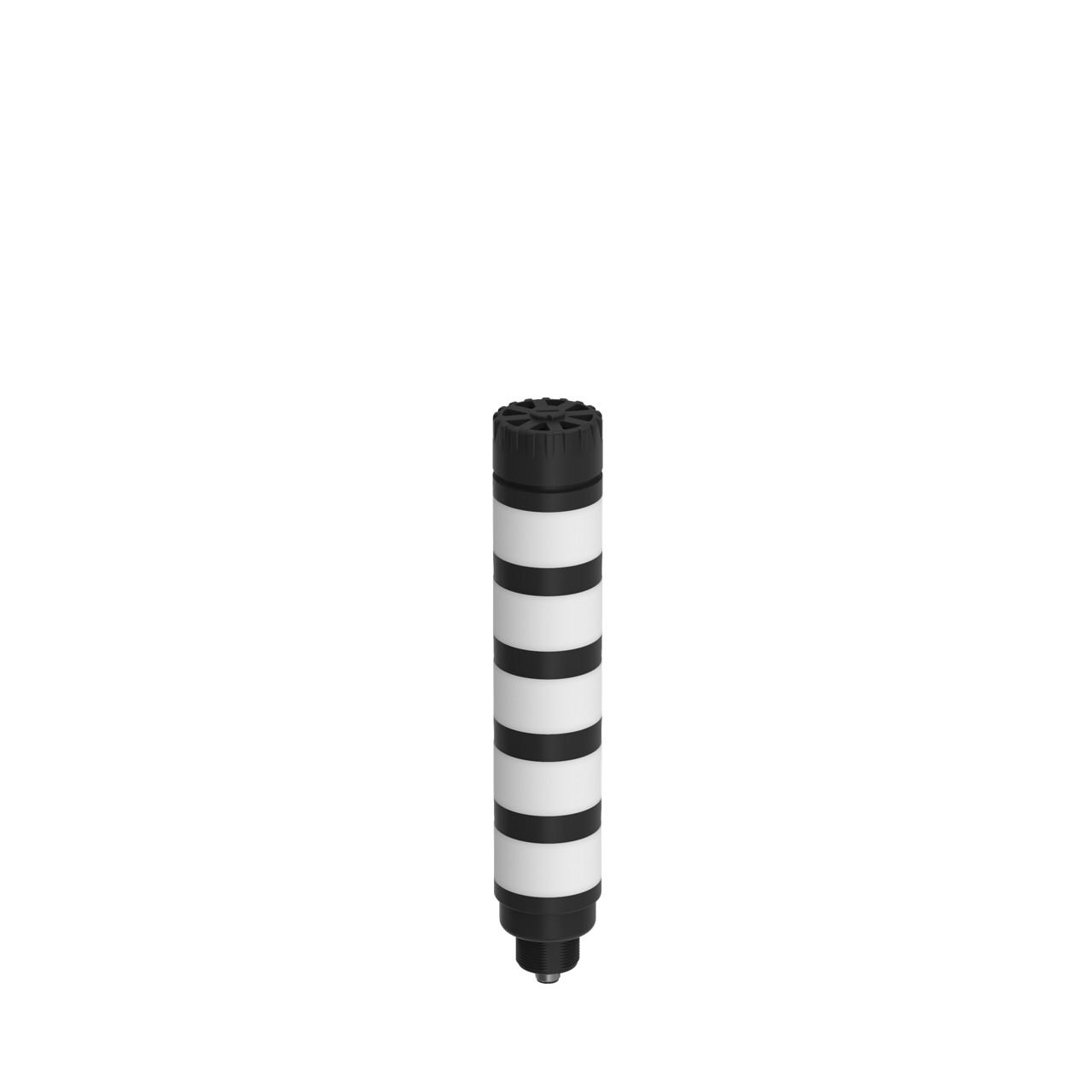 Banner TL50P5AQ TL50 Pro Tower Light with Audible, Standard Black Housing: 5 Segment, Voltage: 10-30 V dc; Environ. Rating: IP50, Colors: Multicolor, Euro 8-Pin Quick Disconnect