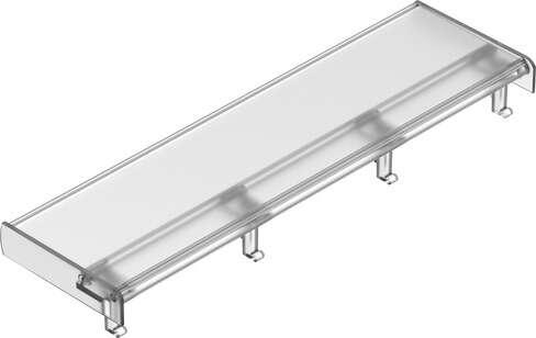 Festo 565586 inscription label holder ASCF-H-L2-18V Corrosion resistance classification CRC: 1 - Low corrosion stress, Product weight: 35,7 g, Materials note: Conforms to RoHS, Material label holder: PVC