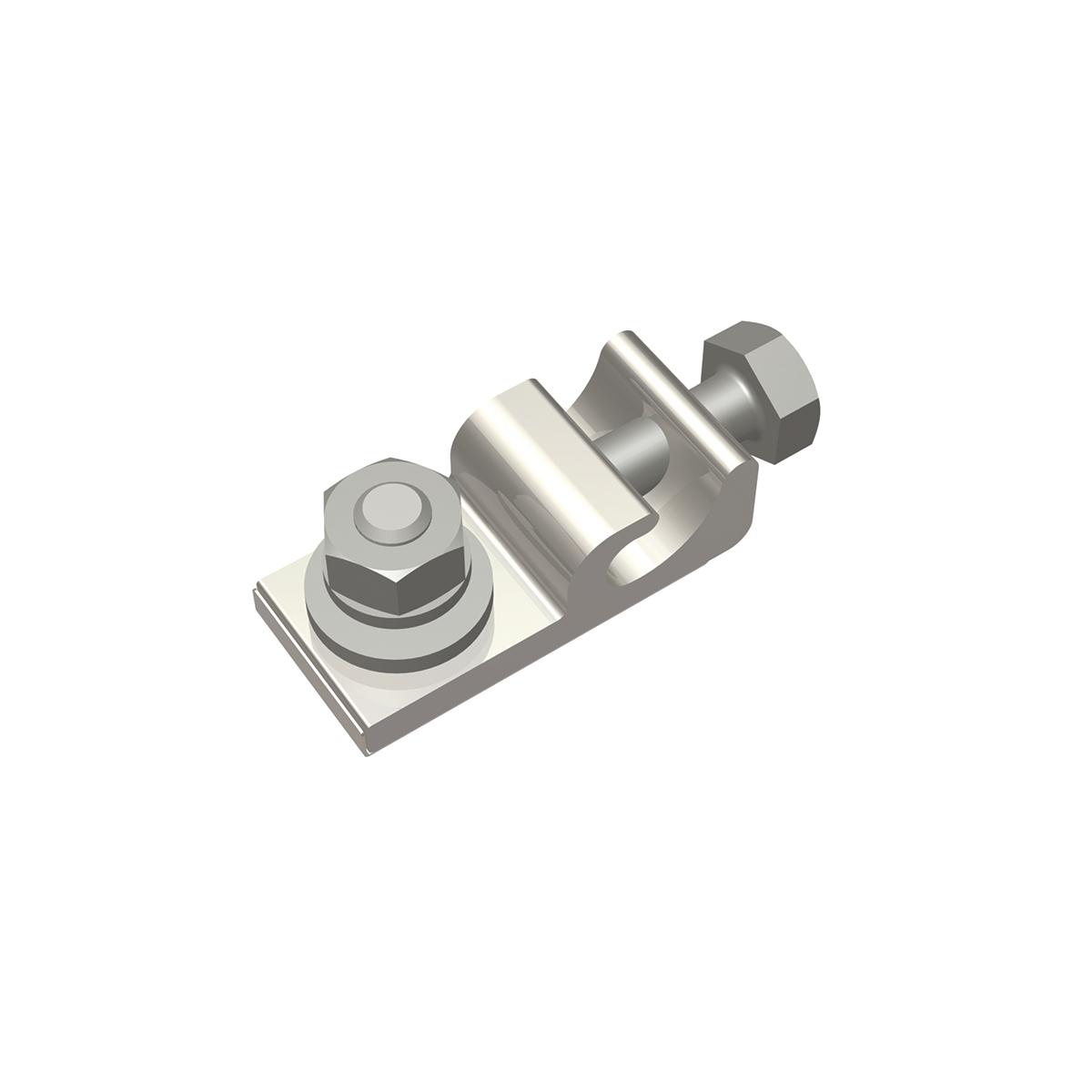 Hubbell WEEB-LUG-6.7AS Lay-in lug assembly - 100 per box, 1 assy incl (1), Tin Plated Copper Lug (1) 1/4-28 hex screw, (1) 1/4-20 x 3/4 hex screw. 
