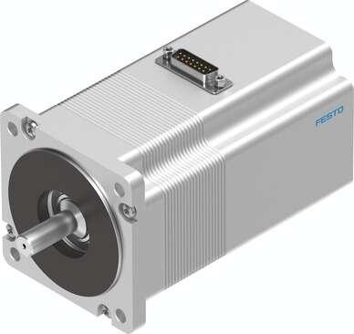 Festo 1370484 stepper motor EMMS-ST-87-S-SB-G2 Without gear unit/with brake. Ambient temperature: -10 - 50 °C, Storage temperature: -20 - 70 °C, Relative air humidity: 0 - 85 %, Conforms to standard: IEC 60034, Insulation protection class: B